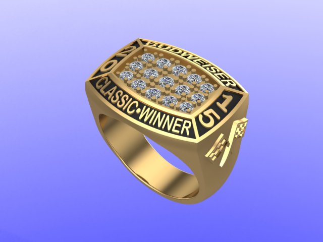 custom award ring designer